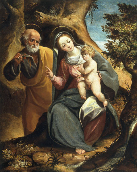 Holy Family / Emilian Paint./ C17th a 