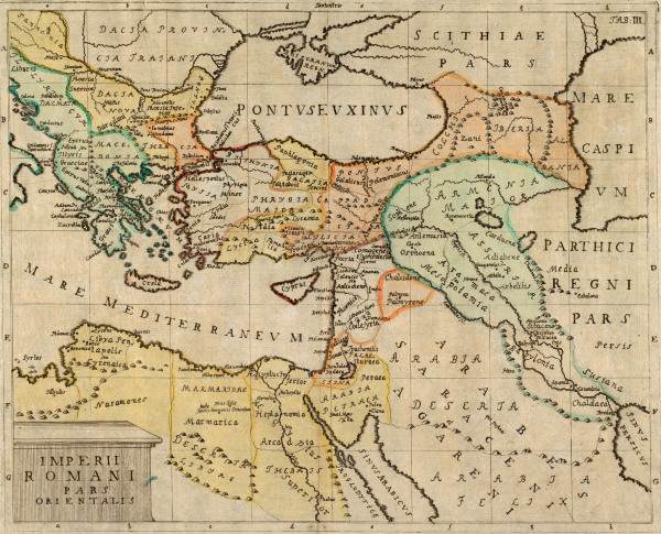 Historic map Roman Empire a 