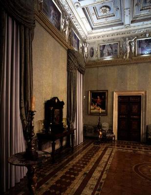 Hall from the piano nobile, designed by Antonio da Sangallo the Younger (1483-1546) and Nanni di Bac a 