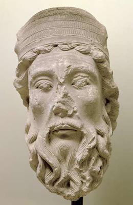 Head of Moses (stone) a 