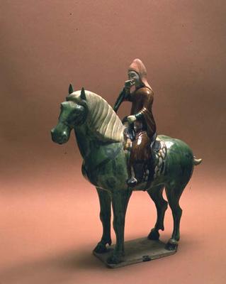 Horse and Rider (ceramic) a 