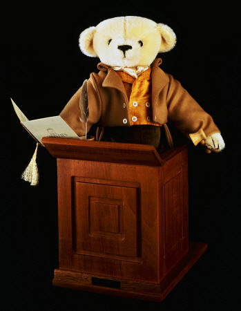 James, A Merrythought Bear Modelled On Auctioneer, James Christie a 