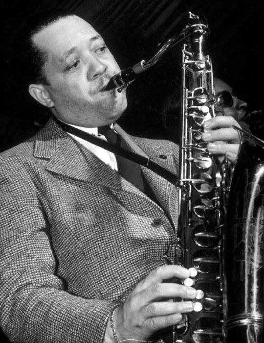 Jazz saxophonist Lester Young a 