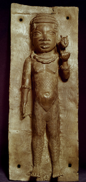 Jg. Maedchen, Benin, Nigeria / Bronze a 