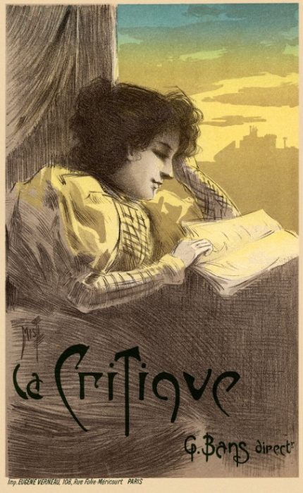 Journal La Critique (Poster) a 