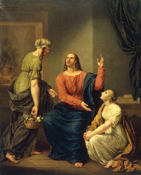 J.A.Stark / Christ with Mary and Martha