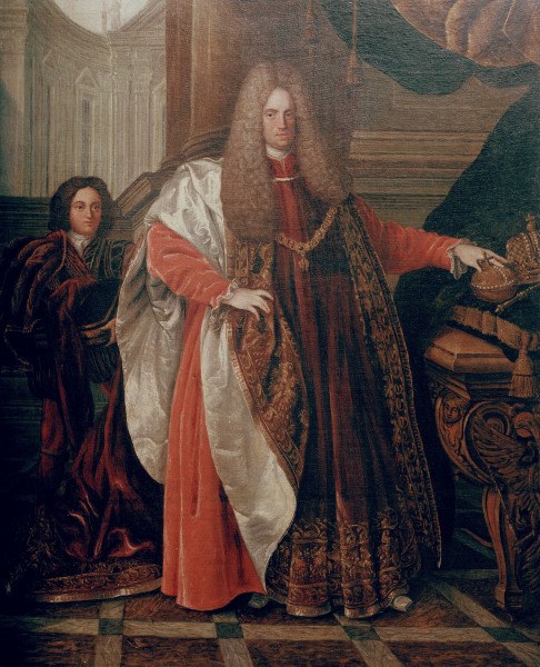 Emperor Charles VI , Anon. painting a 