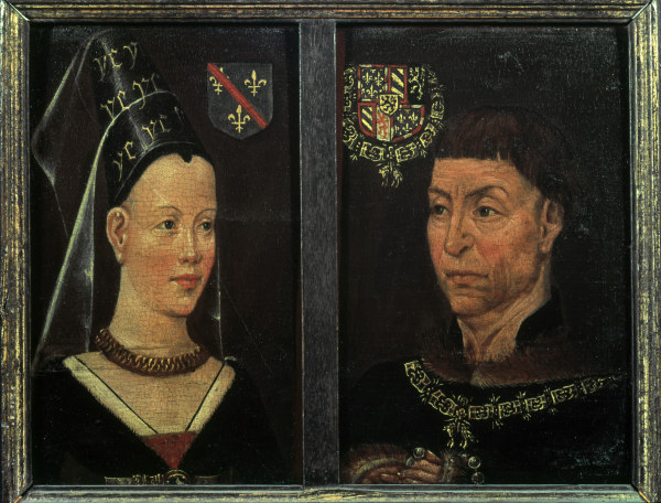 Charles the Bold and his wife a 