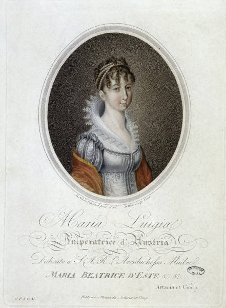 Empress Maria Ludovica / after Guerard a 