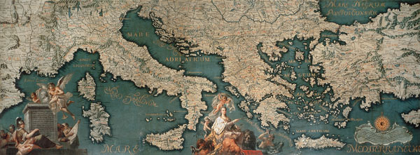 Map Mediterranean / Grisellini a 