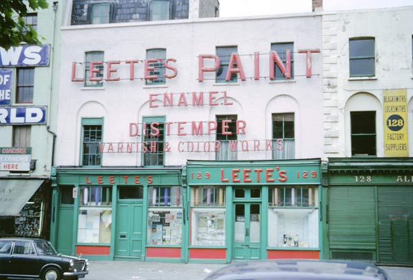 Leete''s Paint Works, Southwark, 1966 (colour photo)  a 