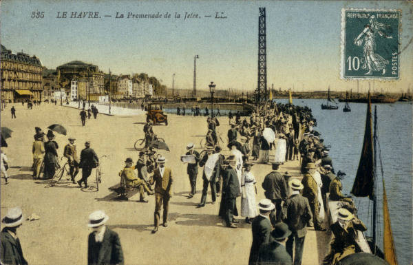 Le Havre/Promenade de la Jetee/Carte pos a 
