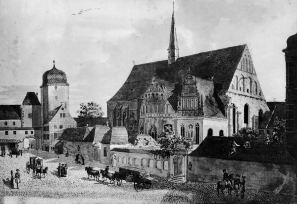 Leipzig, Pauliner Church/Etch.by Schwarz a 