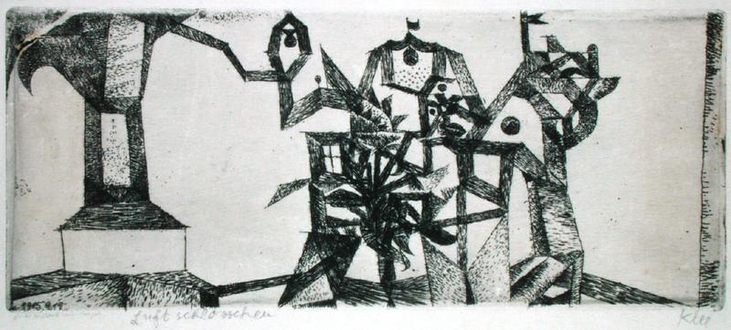 Little castle in the air, 1915 (no 212) (etching on zinc)  a 