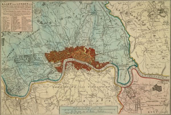London , Map 1754 a 
