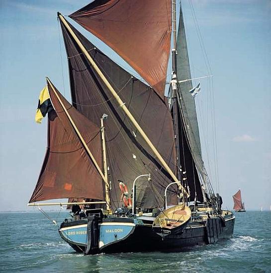 Lord Roberts boat during the Thames Barge Race a 