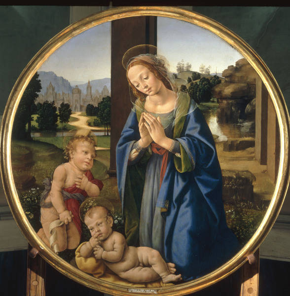 Lorenzo di Credi /Mary Worshipping Child a 