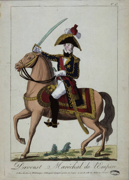 Davoust (Davout), Louis Nicolas, Duke of Auerstaedt (1808), Prince of Eckmuehl (1809), French marsha a 