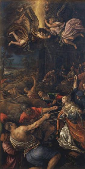 L.Bassano / Lucia & Team of Oxen / 1596