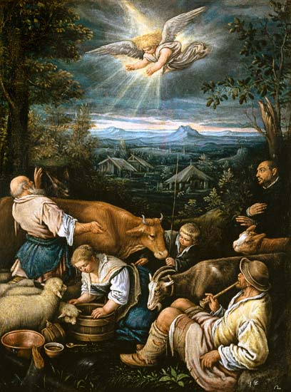 Annunciation to the Shepherds / Bassano a 