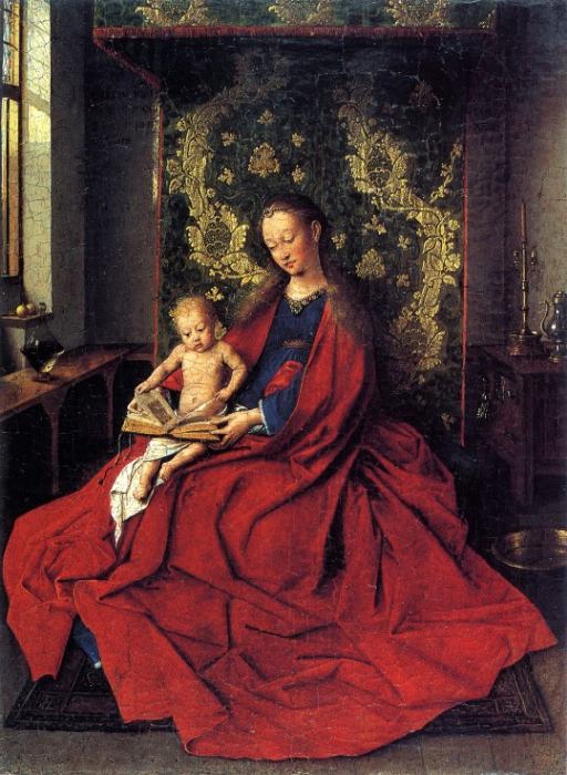Madonna with Child Reading a 