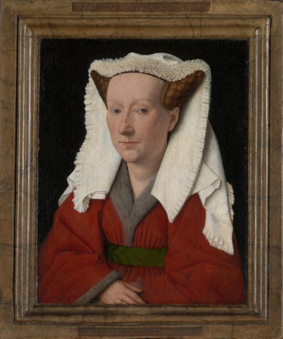 Portrait of Margaret, the Artist's Wife a 
