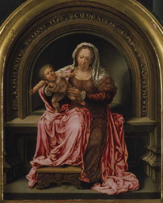 Maria mit dem Kind a 