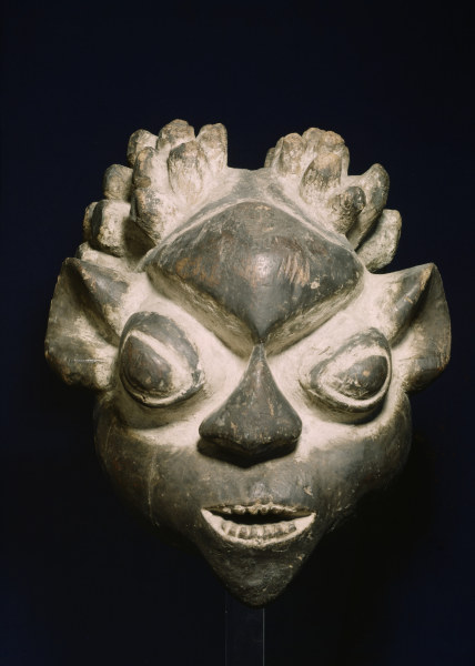 Maske, Bamileke / Bameta, Kamerun / Holz a 
