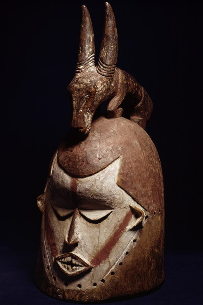 Maske, Suku, Kongo / Holz a 