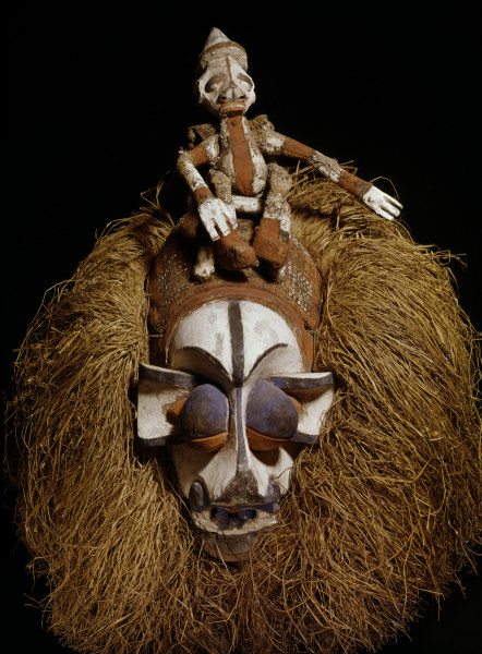 Maske, Yaka, Kongo / Holz a 
