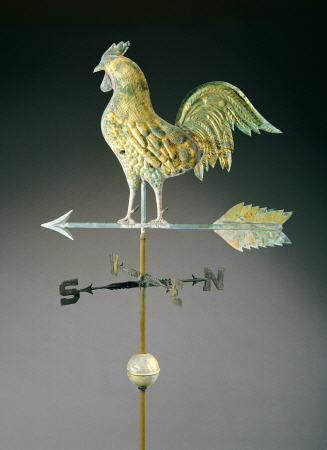 Molded And Gilt Copper Weathervane a 