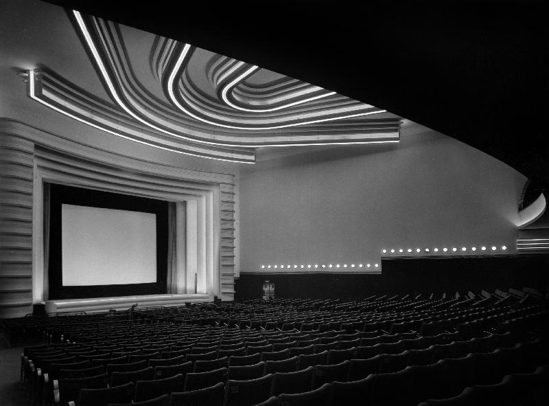 Movie theater Normandie in Paris built in 1937, Art Deco style, architects Pierre de Montaut and Adr a 