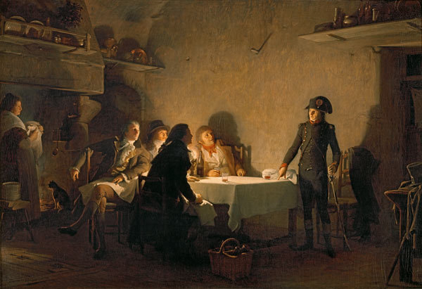 Napoleon / Souper de Beaucaire / Paint. a 