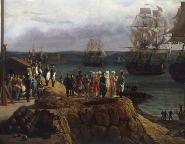 Napoleon I at Cherbourg 1811 /Ptg.Crepin a 