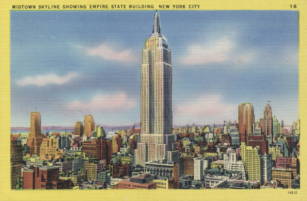 New York , Empire State Building a 