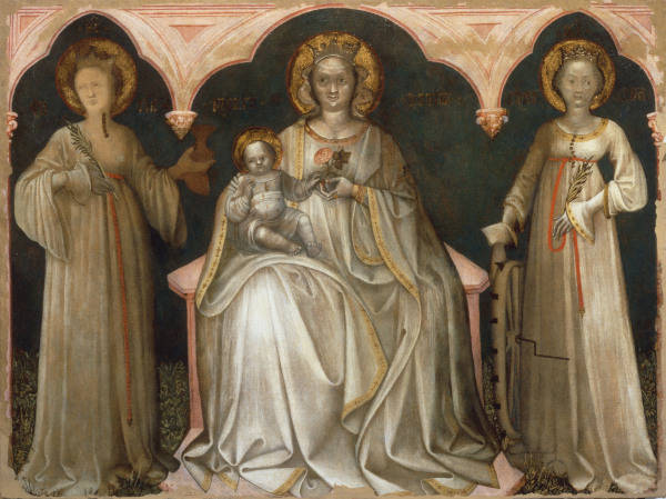 Nicolo di Pietro / Mary w.Child & Saints a 