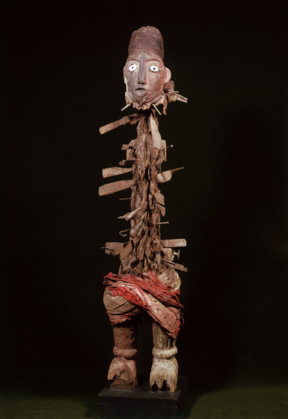 Nkisi Figure, Kongo / Wood. a 