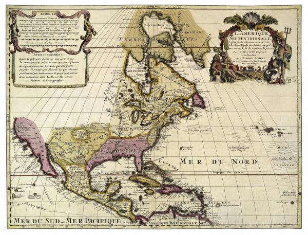 North America, Map 1708 a 