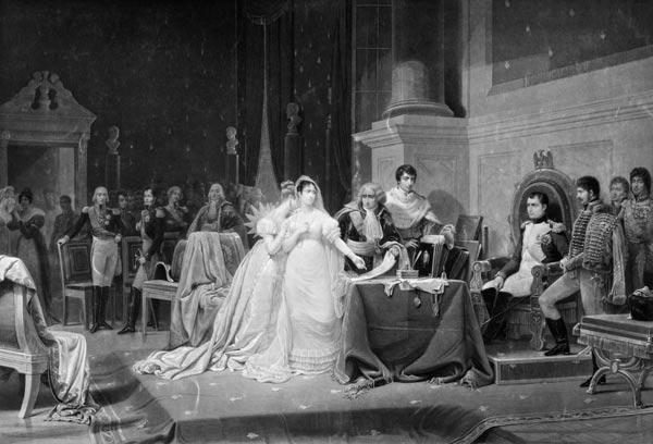 Napoleon''s Divorce fr.Josephine / Engr. a 