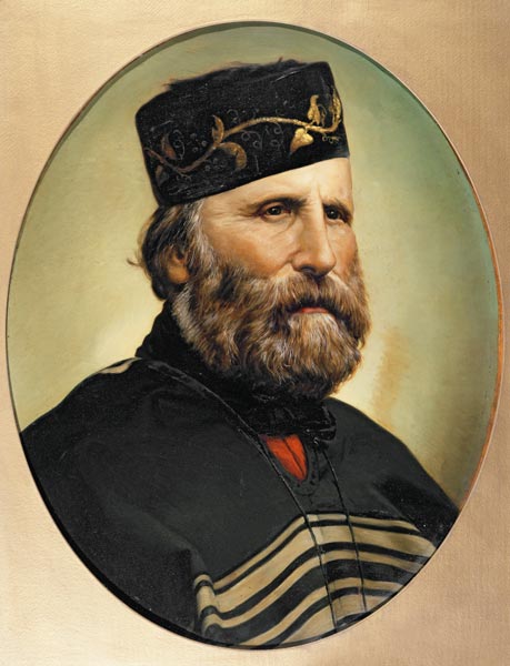 Portrait of Giuseppe Garibaldi a 