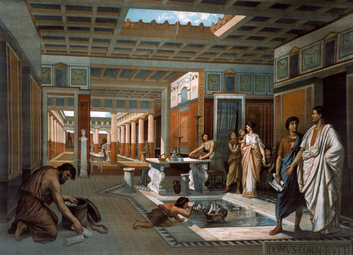 Pompeii , Cornelius Rufuss house a 