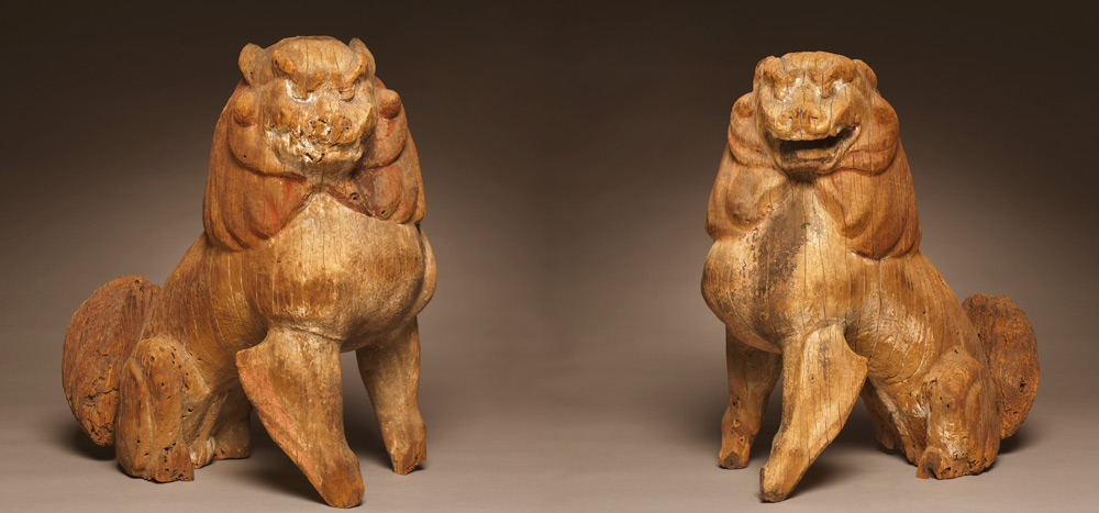 Pair of Koma-inu: Guardian Lion-Dogs 1185–1333 a 