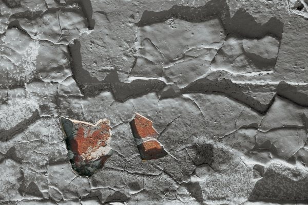 Paint on cracked wall (photo)  a 