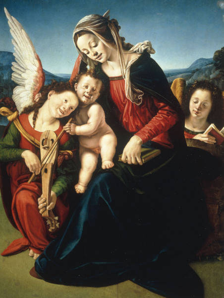 Piero di Cosimo /Mary w.Child & Angels a 