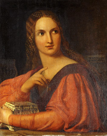 Portia With The Casket, Vide ''Merchant Of Venice''  Joseph Severn (1793-1879) a 
