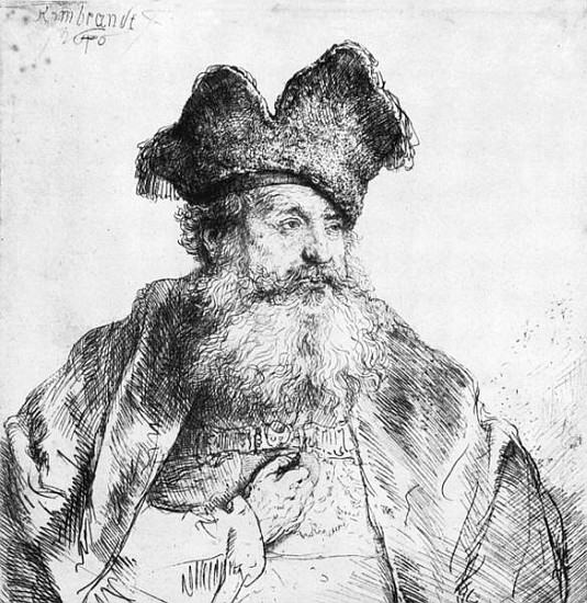 Portrait of an old man a 
