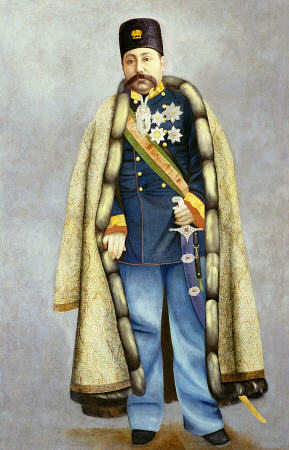 Portrait Of Muzaffar Al-Din Shah Qajar a 