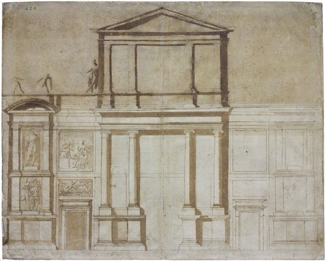 Project for the Facade of San Lorenzo in Florence a 