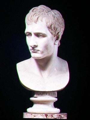 Portrait bust of Napoleon Bonaparte (1769-1821) by Antonio Canova (1757-1822) (marble) a 