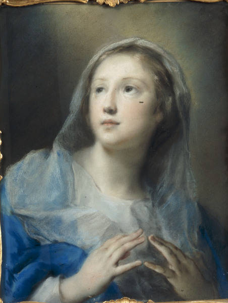 R.Carriera / Virgin Mary / Pastel a 